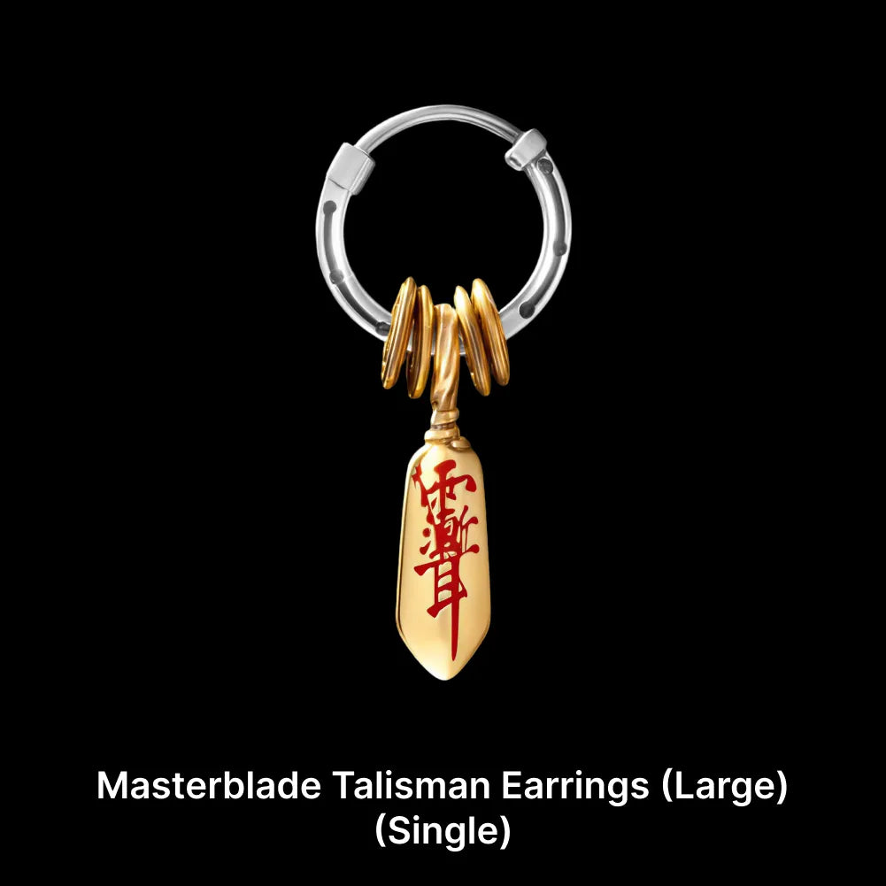 Masterblade Talisman Earrings (Large)