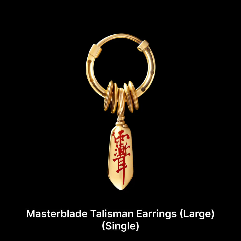 Masterblade Talisman Earrings (Large)