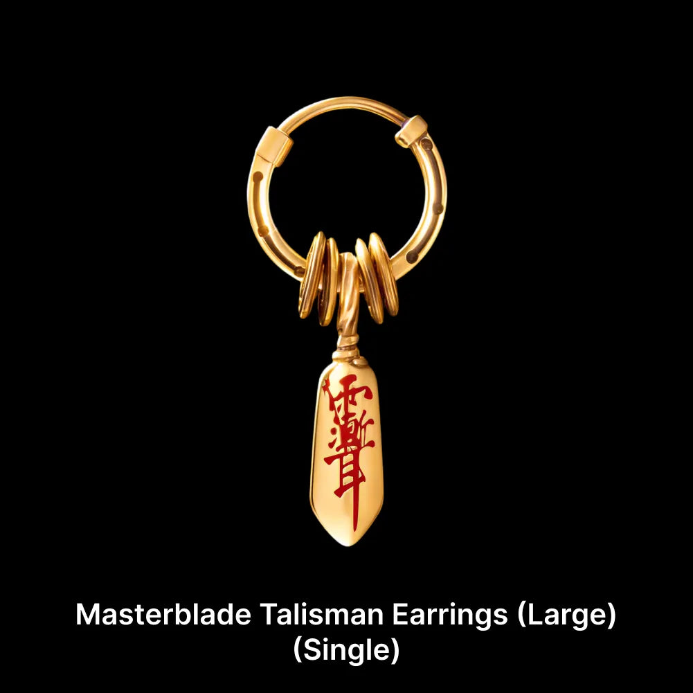 Masterblade Talisman Earrings (Large)