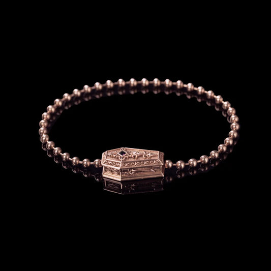 Vampire Coffin Ball Chain Bracelet