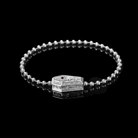 Vampire Coffin Ball Chain Bracelet