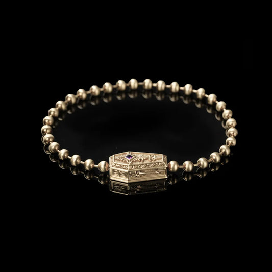 Vampire Coffin Ball Chain Bracelet