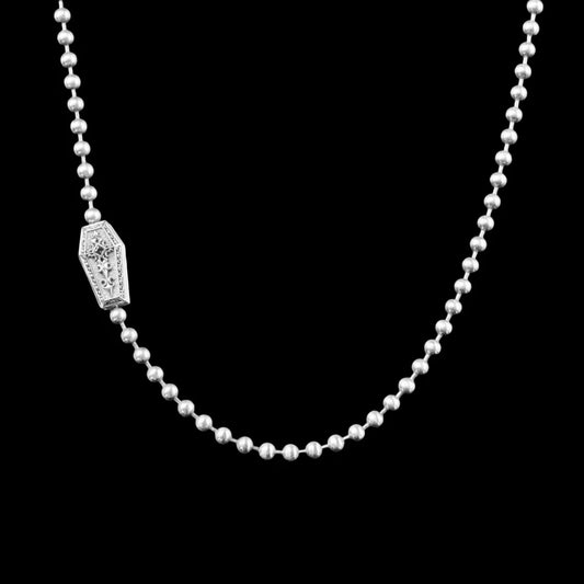 Vampire Coffin Ball Chain Necklace