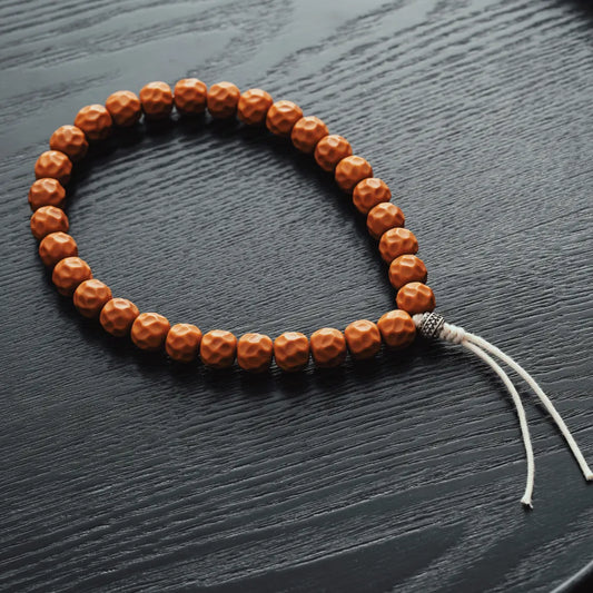 All Oxidized Silver Dragon Scale Cord Bead Details 03