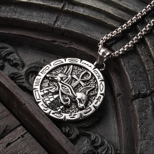 Anubis Ankh Pendant Details 03