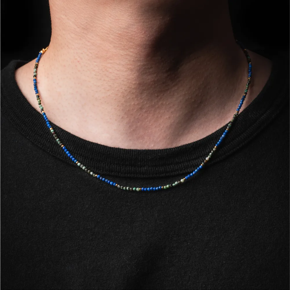 Azure and Sage Harmony Necklace Details 07