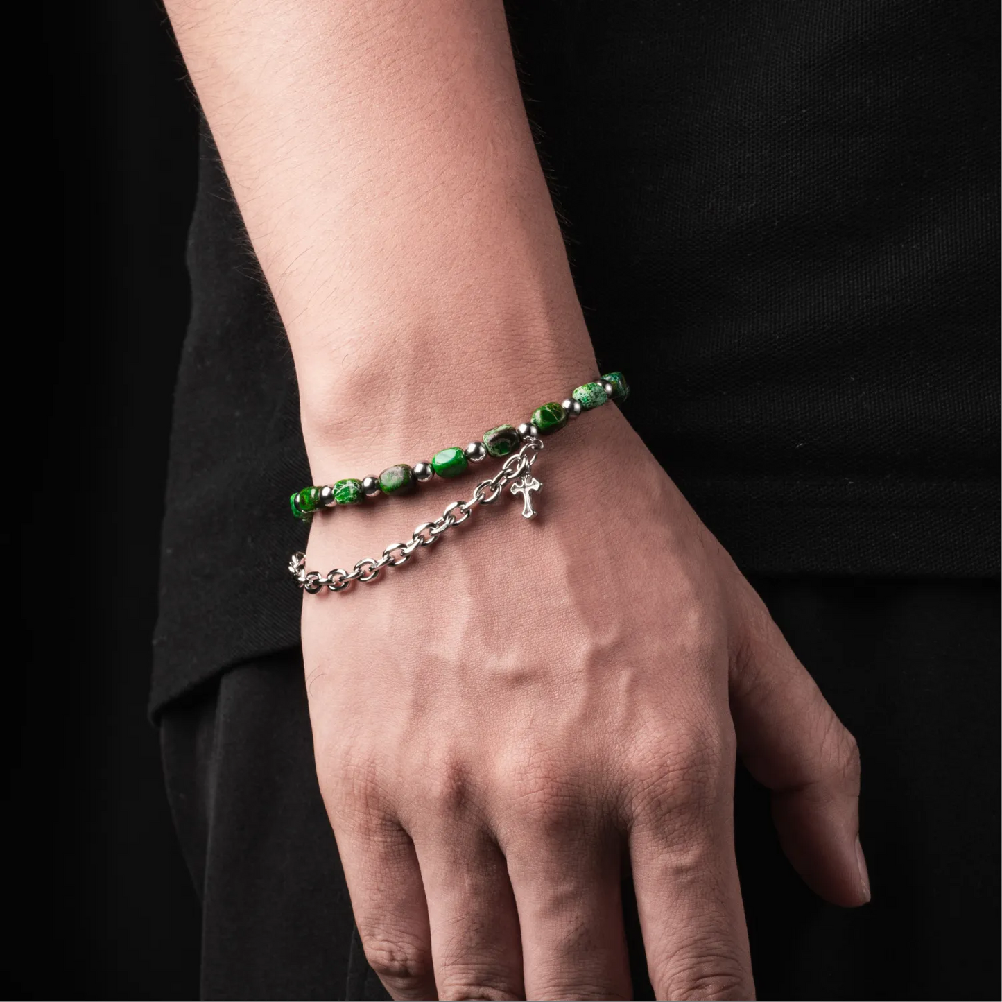 Bamboo Agate Bracelet Details 06 2