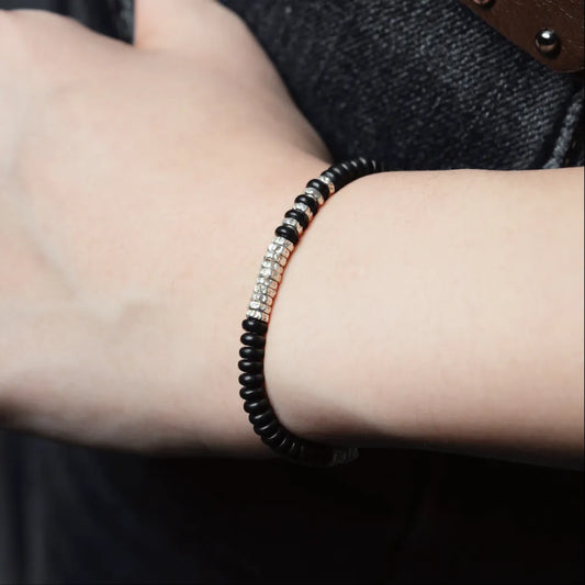 Black Stone Wealth Bracelet