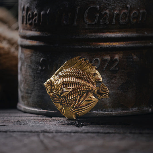 Brass Angelfish Letter Opener 1