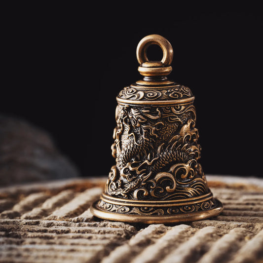 Brass Dragon Bell Details 02