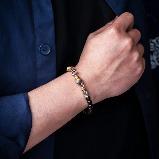 Brass Gourd Bracelet Details 02