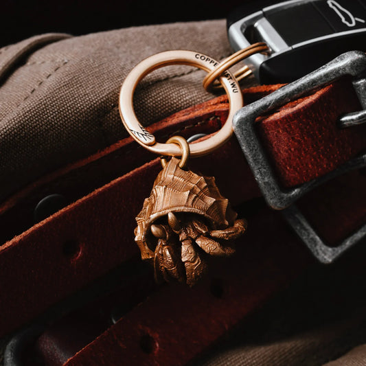 Brass Hermit Crab Bell Details 02