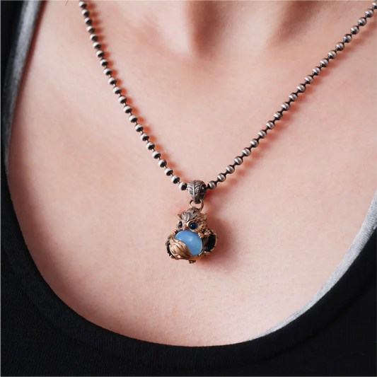 Brass Mini Griffin Pendant Details 02