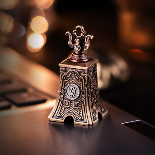Brass Taoist Bell Details 01