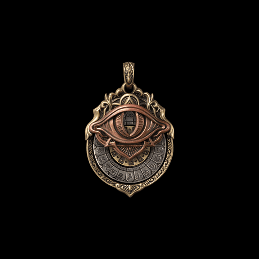 Brass Tarot Vision Pendant