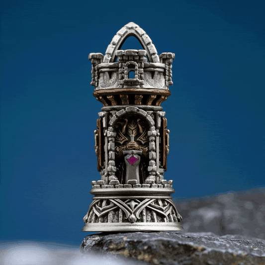 Brass Turning Keep Pendant GIF