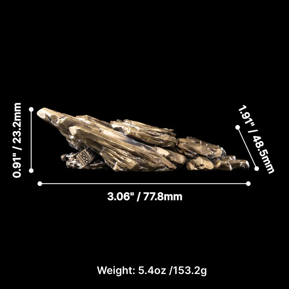 Brass With White Bronze With Copper Heroic Steed Parameter 03