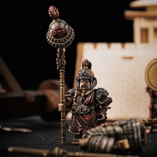 Bronze Song General Figurine Details 02