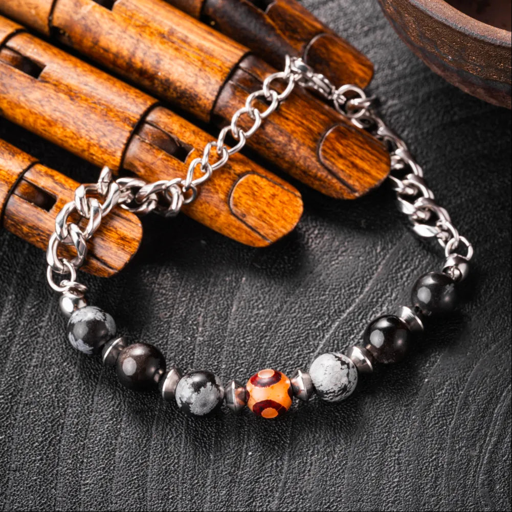 Chaos Stone Link Bracelet Details 05