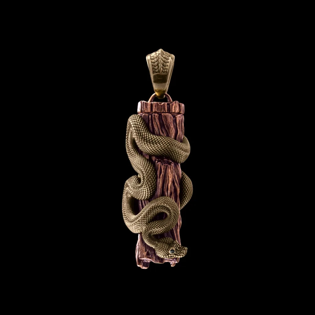 Python Capsule Necklace – Secret Stash Pendant – COPPERTIST.WU