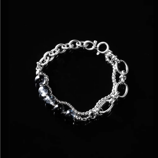 Titanium Steel Link Chain Bracelet Collection
