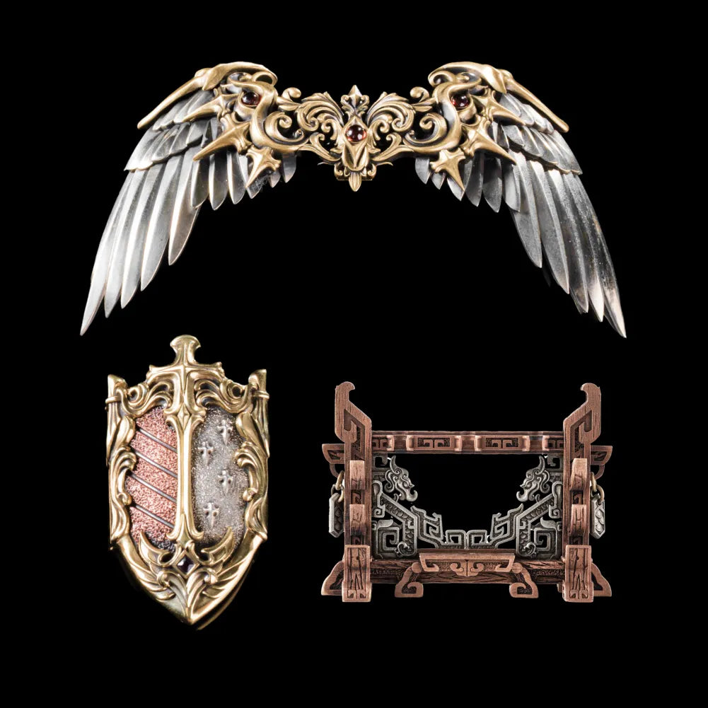 Customized 14K Rose Gold With Silver With 14K Gold Shield Option 03