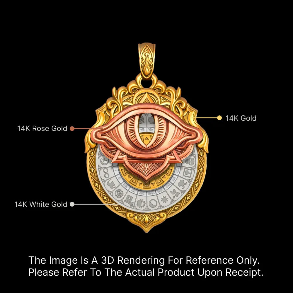 Customized 14K Tarot Vision Pendant