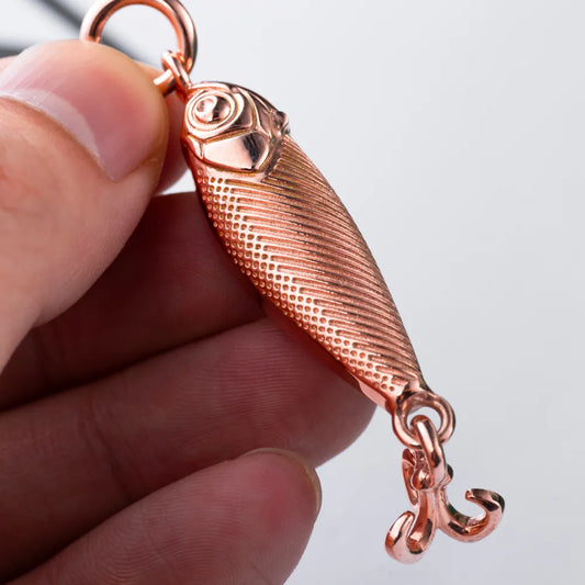 Customized 18k Rose Gold Lure Capsule Pendant details 03