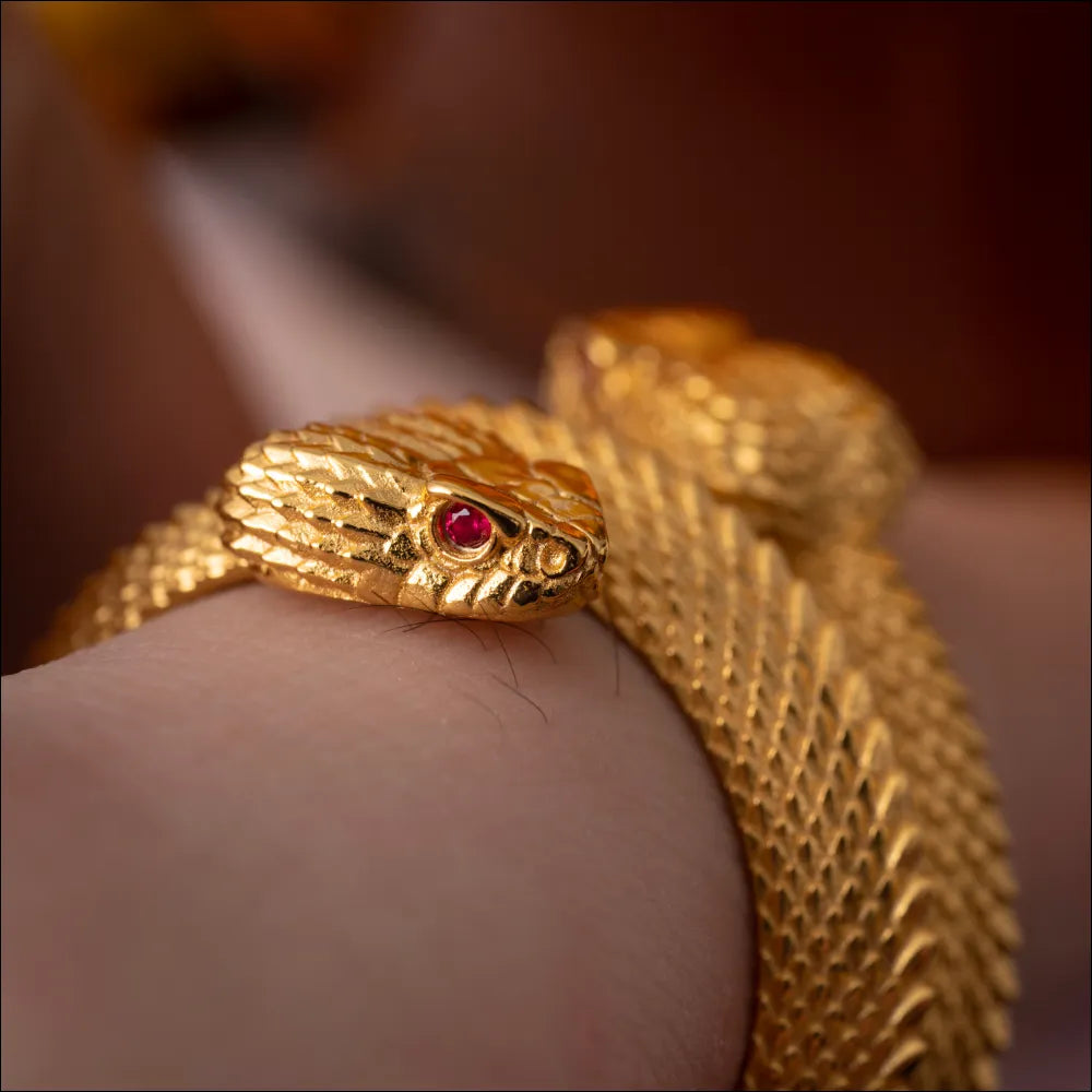 Amphisbaena Triple layer Ring