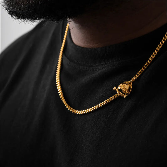 Customized Gold Vermeil Cuban Link Chain Details 01