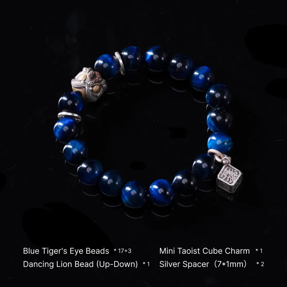 Customized Lion‘s Guardian Blue Eye Bracelet 01