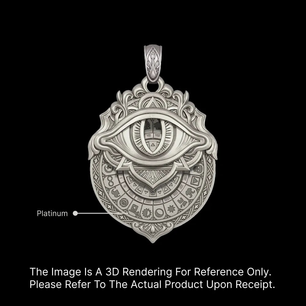 Customized Platinum Tarot Vision Pendant