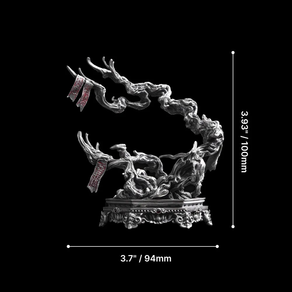 Customized Silve Dragon Spine Blade Gourd Stand Parameter