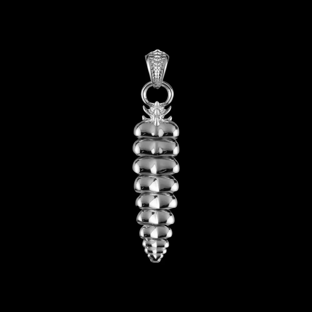 Mystical Rattlesnake Tail Pendant Silver Jewelry COPPERTIST WU mystical-rattlesnake-tail-pendant-silver-jewelry-coppertist-wu