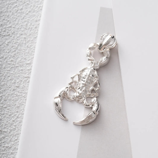 Customized Silver Scorpion Pendant Details 02