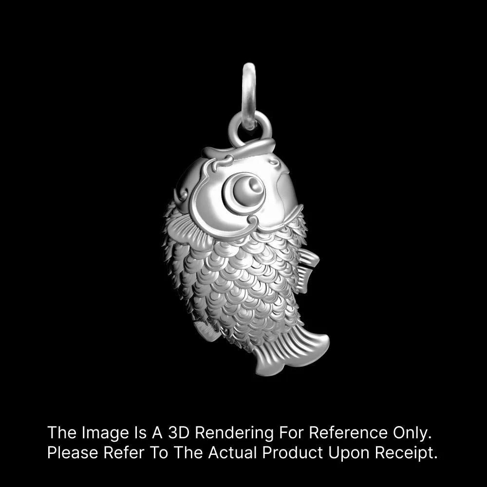 Handcrafted Koi Fish Pendant With Moving Design Lucky Jewelry handcrafted-koi-fish-pendant-with-moving-design-lucky-jewelry