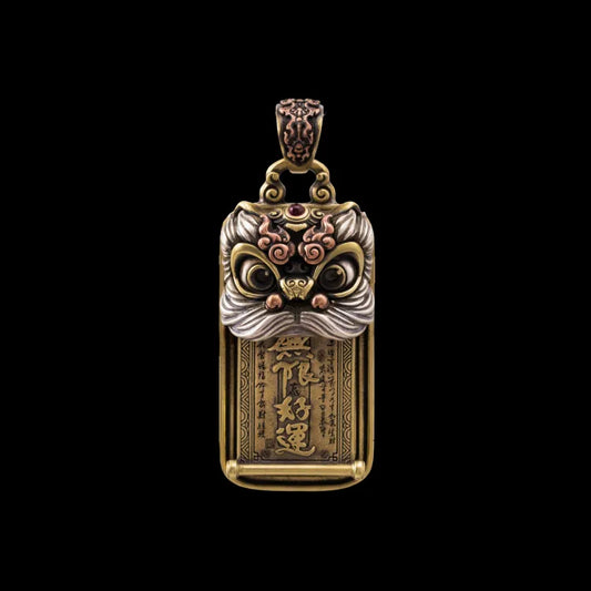 Buy Dancing Lion Push Pull Pendant