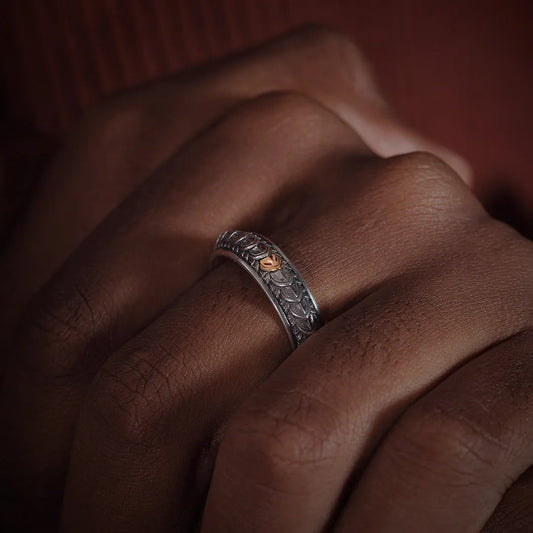 Dragon Scale Cuff Ring Real Shot 1