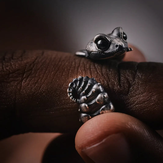 Knob Tail Gecko Ring For Men