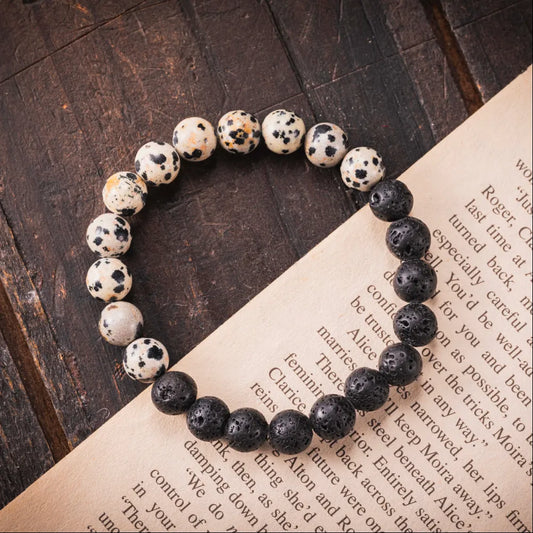 Lava Stone Mix Bracelet Details 02