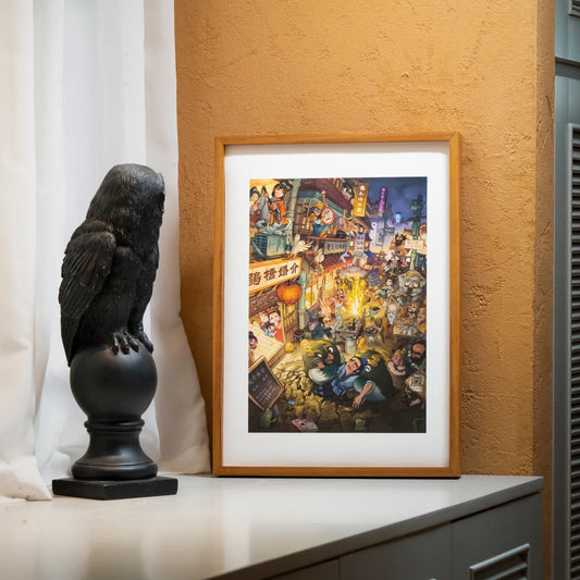 Auspicious Mythical Creature Illustration