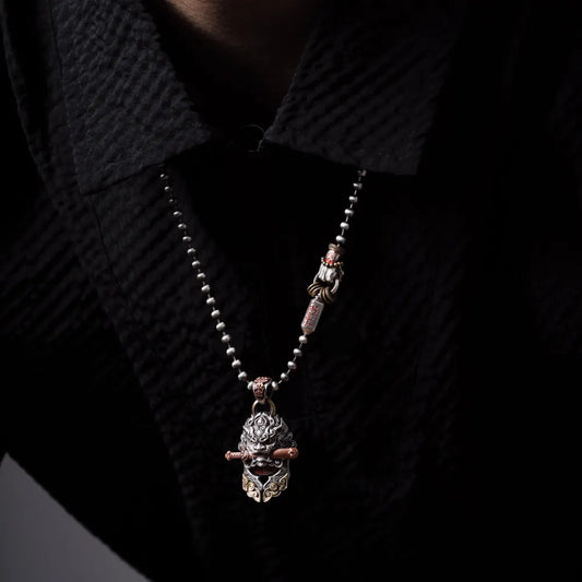 Masterblade Talisman Ball Chain Necklace Details 02