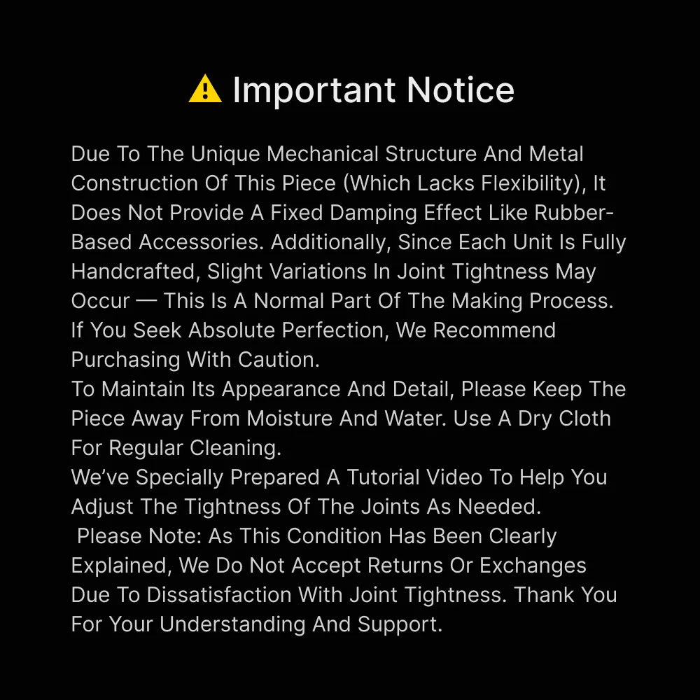 Mechanical Hand Pendant Details 10