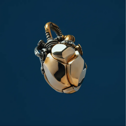 Mechanical Heart Pendant Details 03