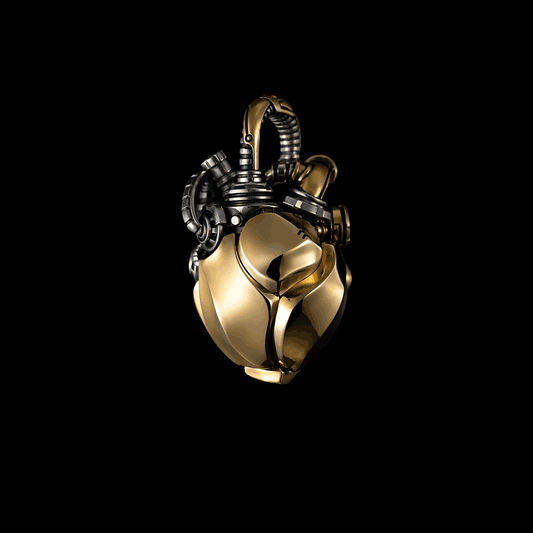 Mechanical Heart Pendant Details 18