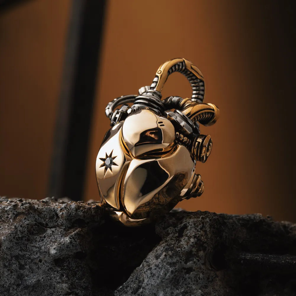 アクセサリー Hearts Mechanical Heart Pendant - Birthstone Soul Core Edition