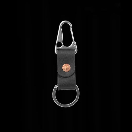 Minimalist Leather Keychain