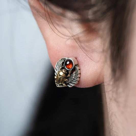 Scarab Studs