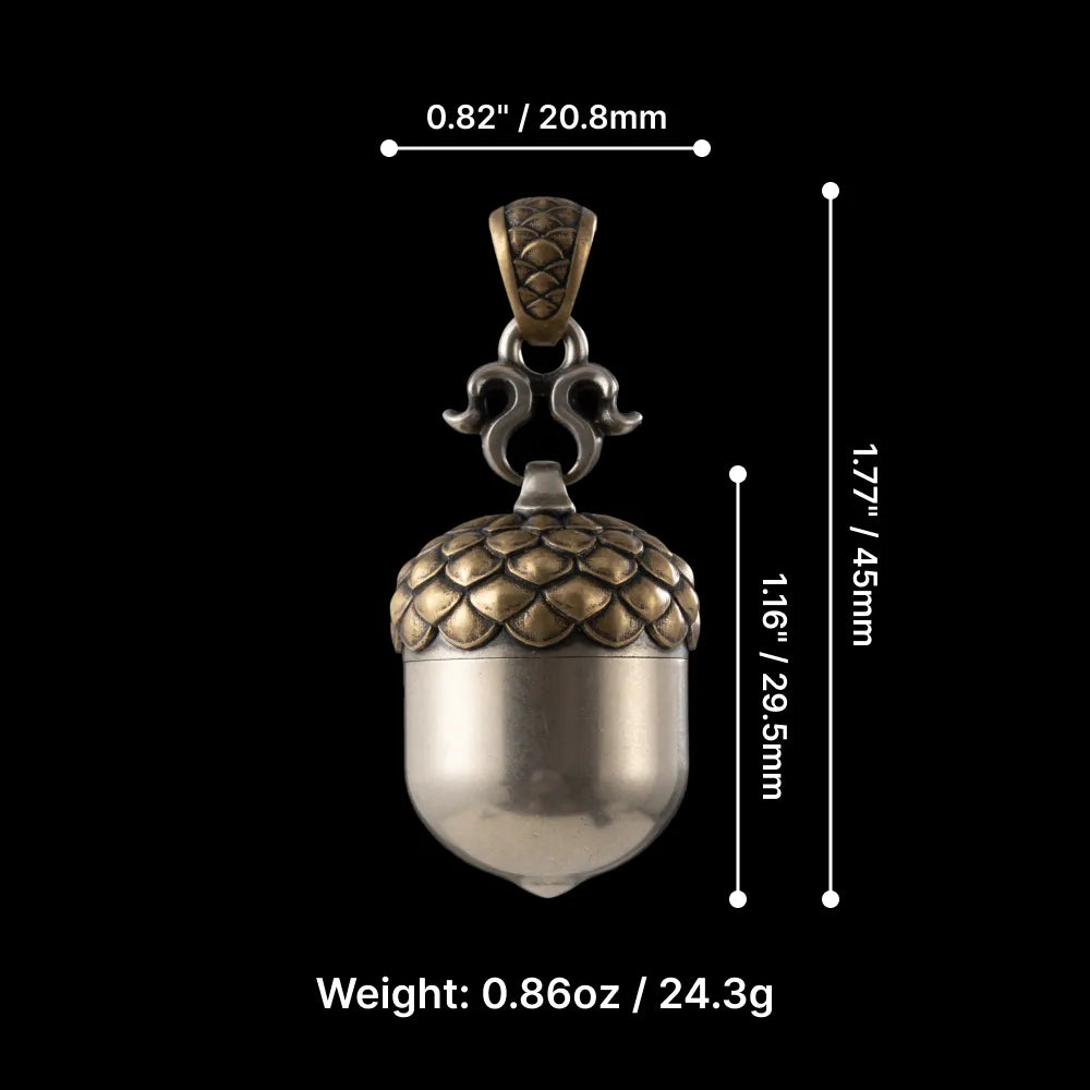 Acorn Capsule Pendant