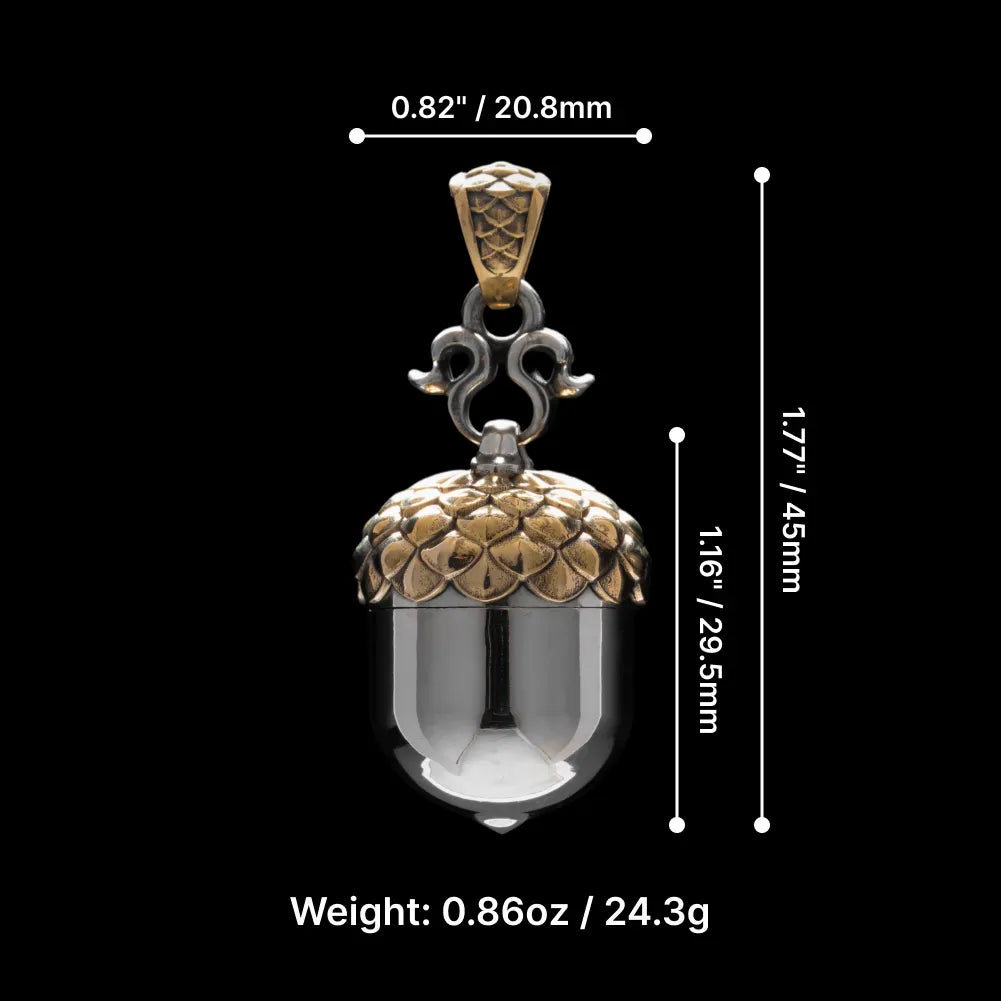 Acorn Capsule Pendant